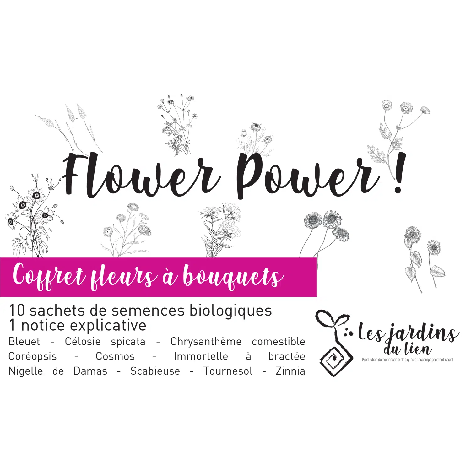 Coffret fleurs à bouquets